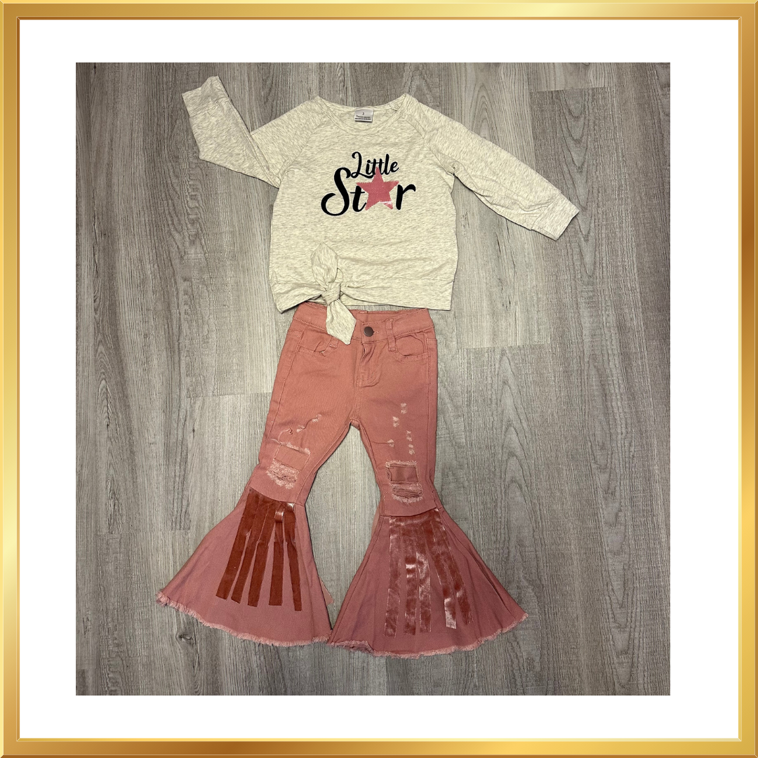 Little Star Jean Set