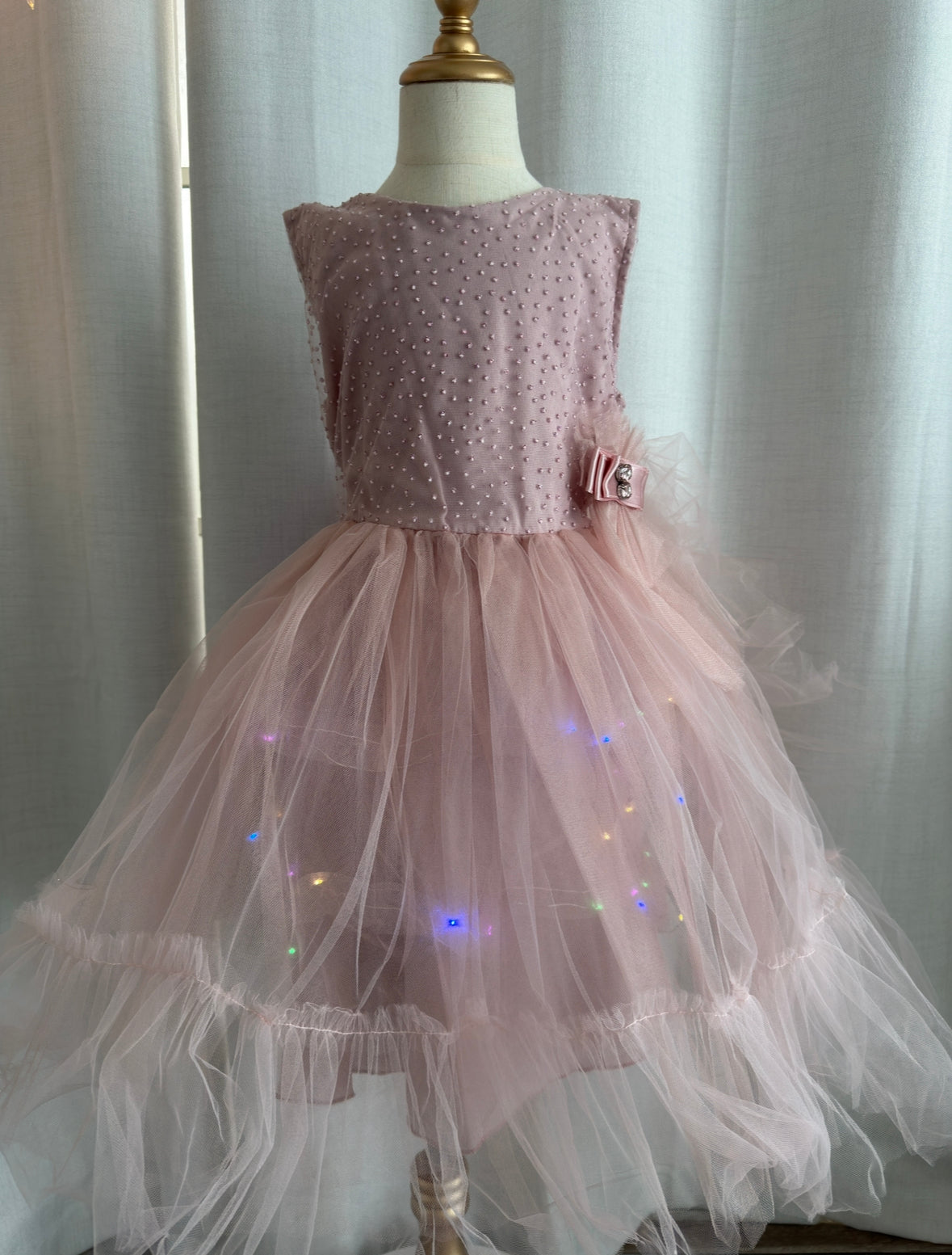 Shining Pink Light Dress