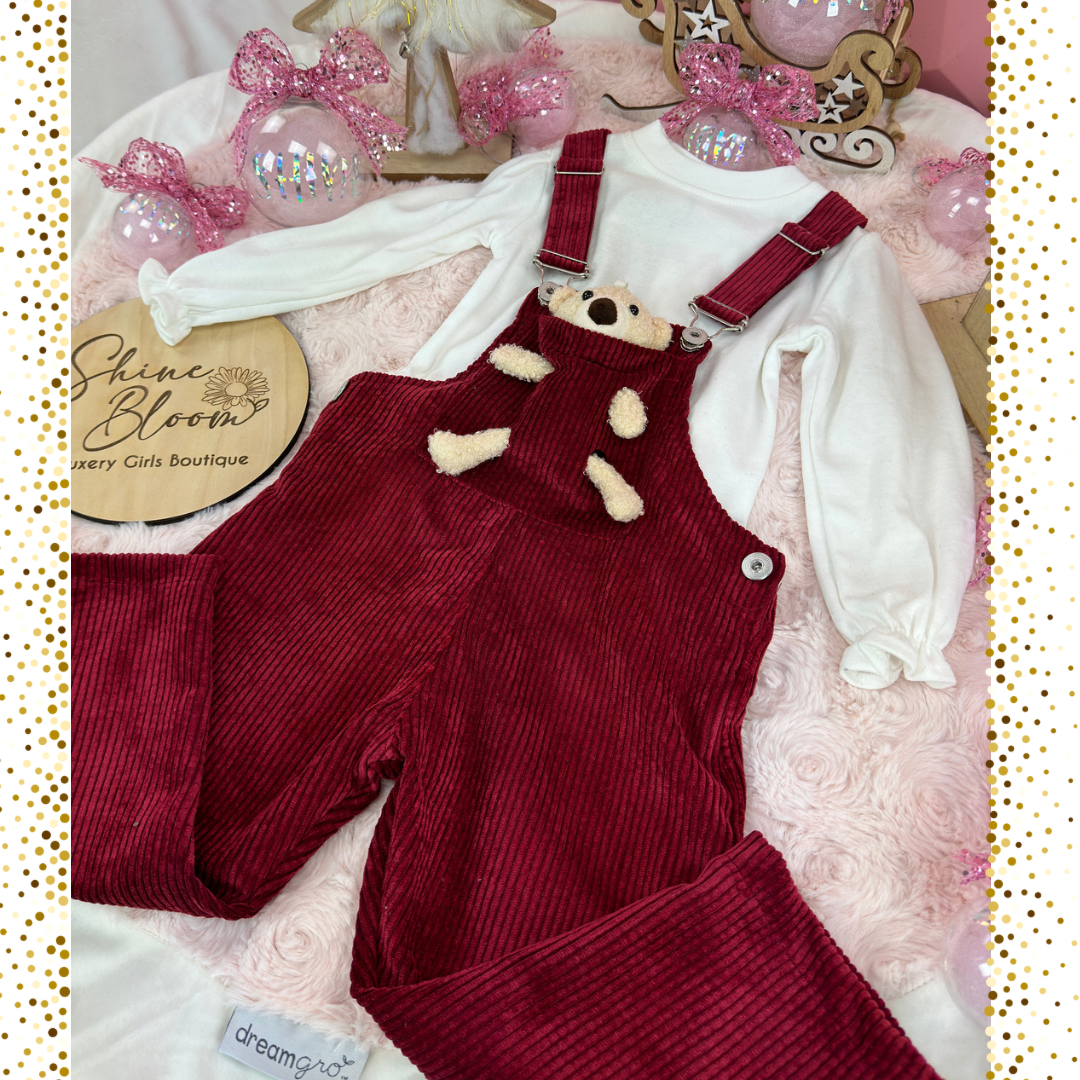 Lily Bear - Overalls Set