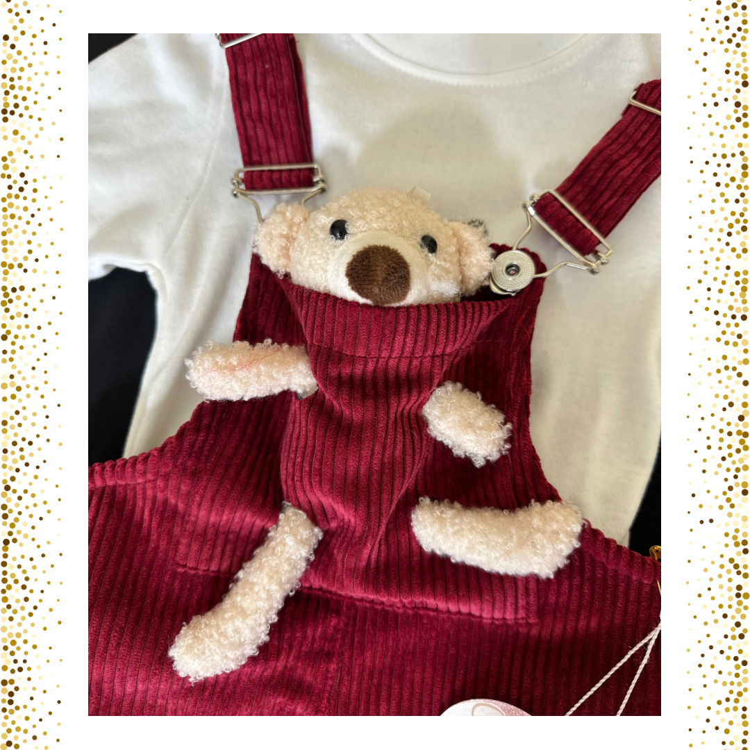 Lily Bear - Overalls Set