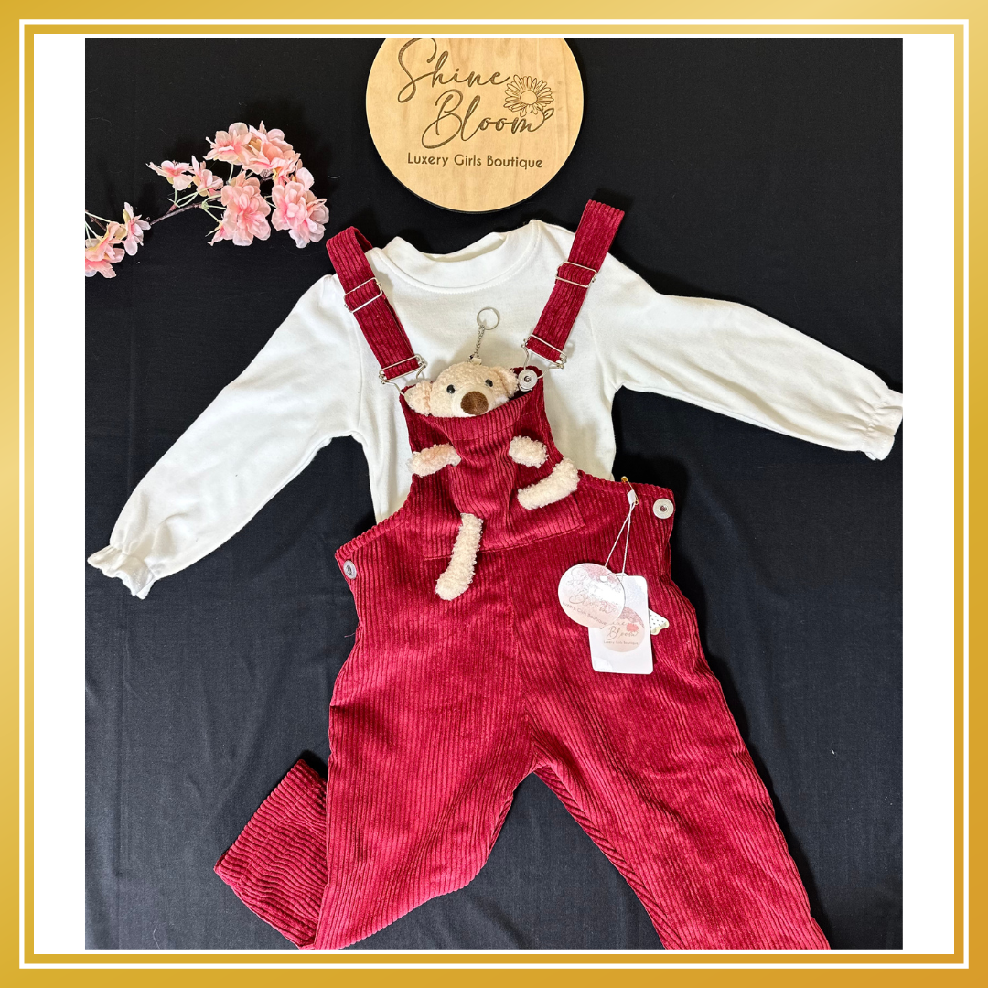 Lily Bear - Overalls Set