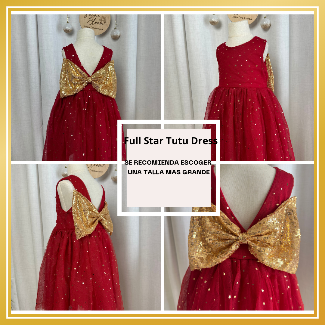 Full of Stars Tutu Dress-pedir una talla más grande