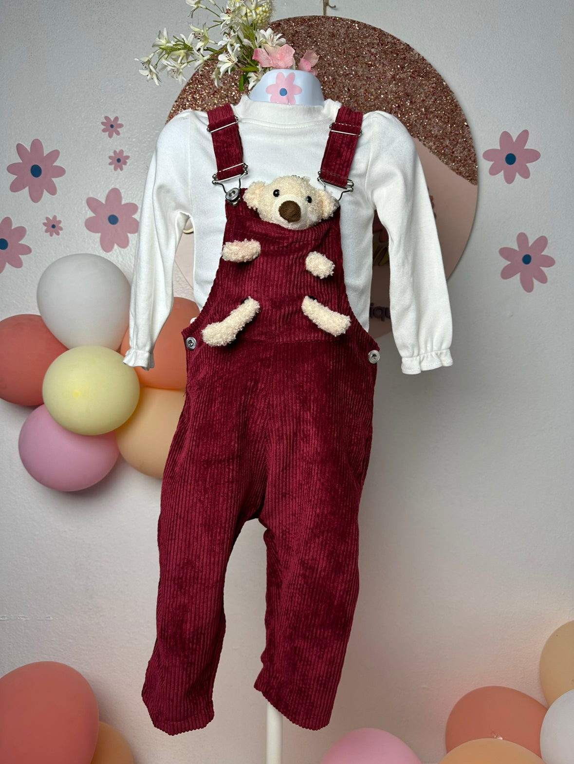 Lily Bear - Overalls Set